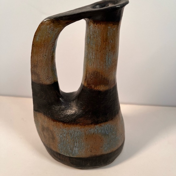 Vintage studio pottery 1963 pitcher - Picture 1 of 6